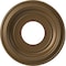 Ekena Millwork PVC Medallion (Canopies up to 5 1/2"), 10"OD x 3 1/2"ID x 1 1/8"P, Metallic Champagne Bronze CMP10TRCCB - alternate 1